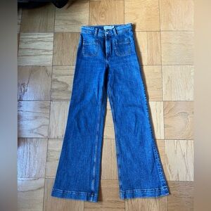 & Other Stories Classic Blue Wide Leg Women's Jeans